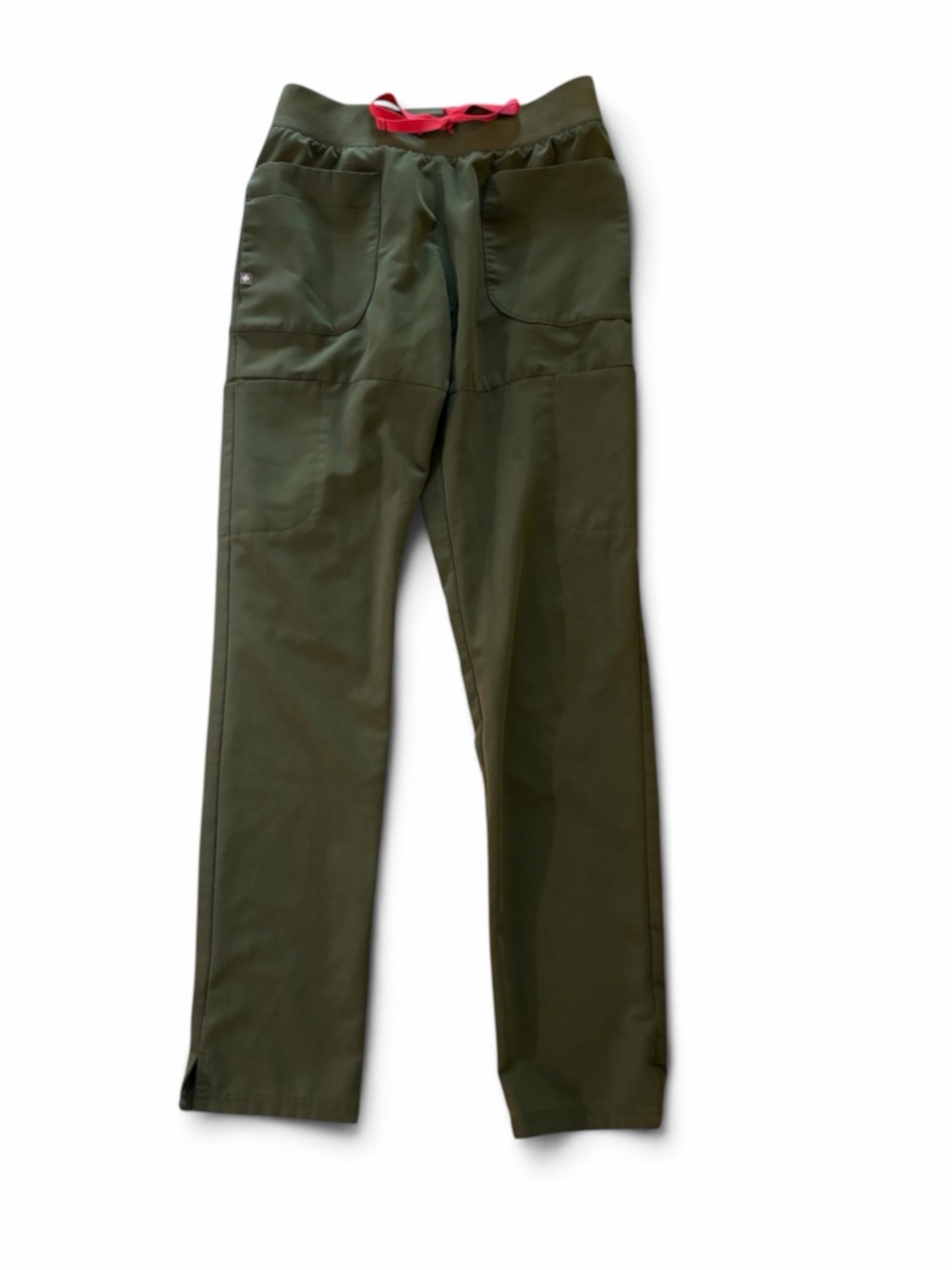 FIGS Clothing Dark Olive Nepal Skinny Scrub Pants